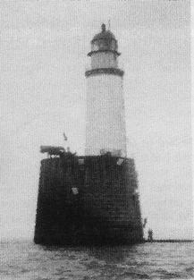 Old Rattray Head photograph - From Scottish Lighthouses by R.W.Munroe